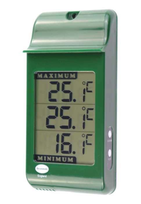 Thermomètre Max Min Brannan pour serre ou exterieure